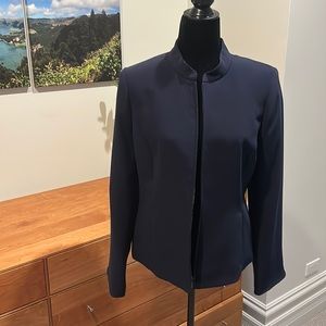 Pendleton navy dressy zip up bomber jacket